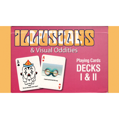 ILLUSIONS & VISUAL ODDITIES - (2 Jeux Set) wwww.magiedirecte.com
