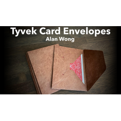 TYVEK CARD ENVELOPES 10 pièces. - (Marron) wwww.magiedirecte.com