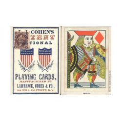1863 Patent National Reproduction Playing Cards wwww.magiedirecte.com