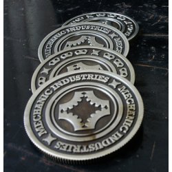 Pro Tool Kit (Dollar coin Gunmetal Grey) by Mechanic Industries - Trick wwww.magiedirecte.com