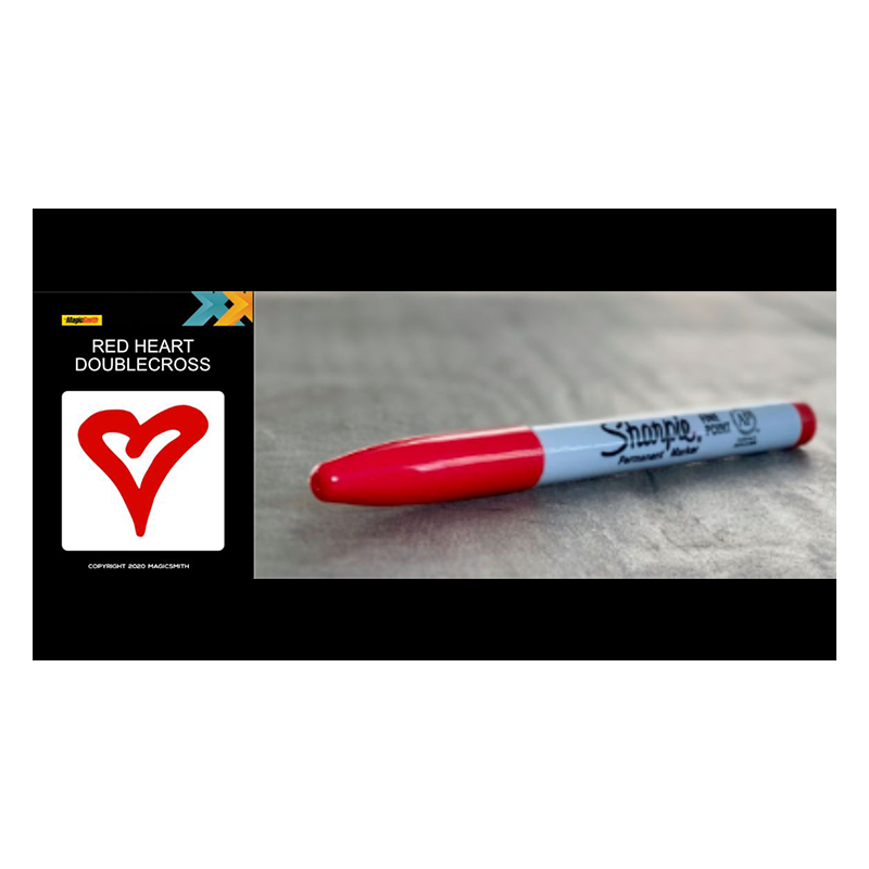 Red Heart Double Cross - Trick wwww.magiedirecte.com