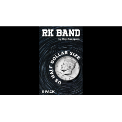 RK Bands Half Dollar Size For Flipper coins (5 per package) - Trick wwww.magiedirecte.com