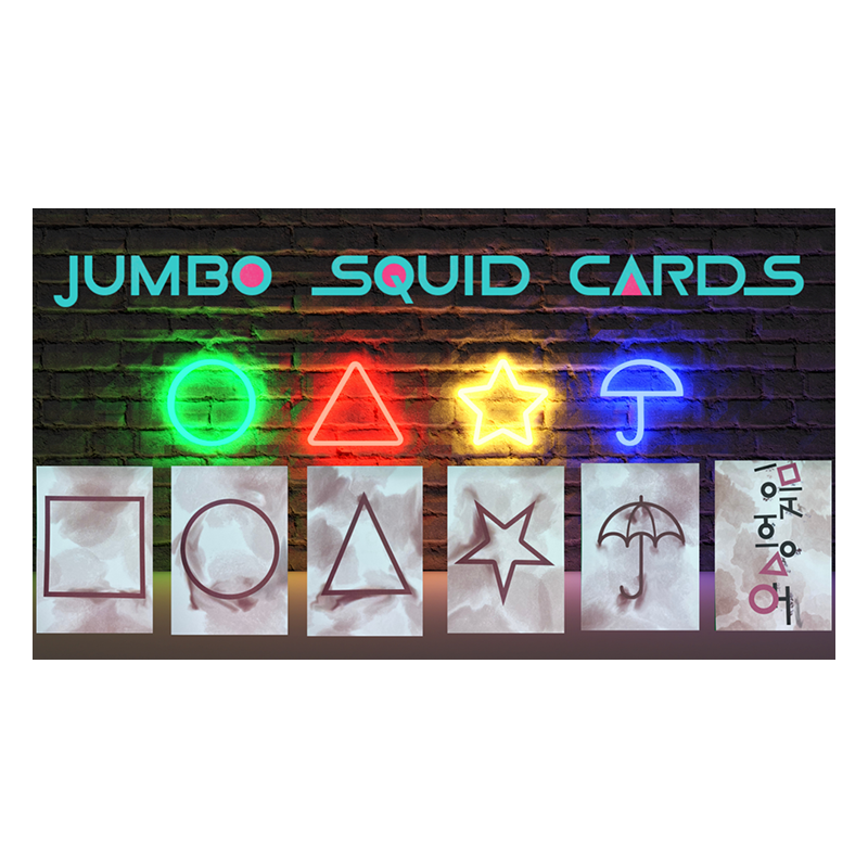 SQUID CARDS STAGE SIZE (Gimmicks and Online Instruction) by Matthew Wright - Trick wwww.magiedirecte.com