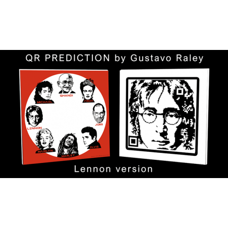 QR PREDICTION JOHN LENNON (Gimmicks and Online Instructions) by Gustavo Raley - Trick wwww.magiedirecte.com