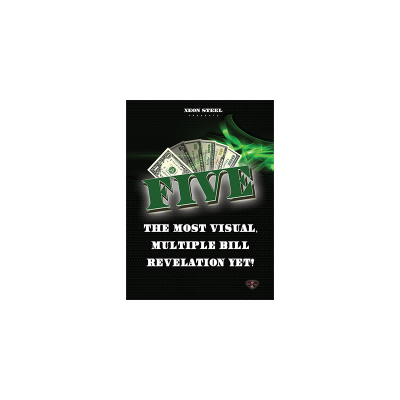 Five (DVD & Gimmicks) by Xeon Steel  - Trick wwww.magiedirecte.com