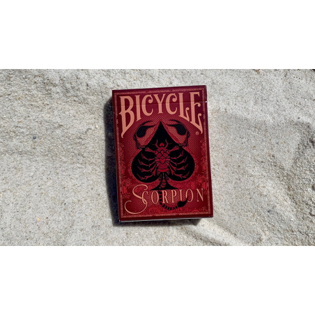 Bicycle Scorpion (Red) Playing Cards wwww.magiedirecte.com