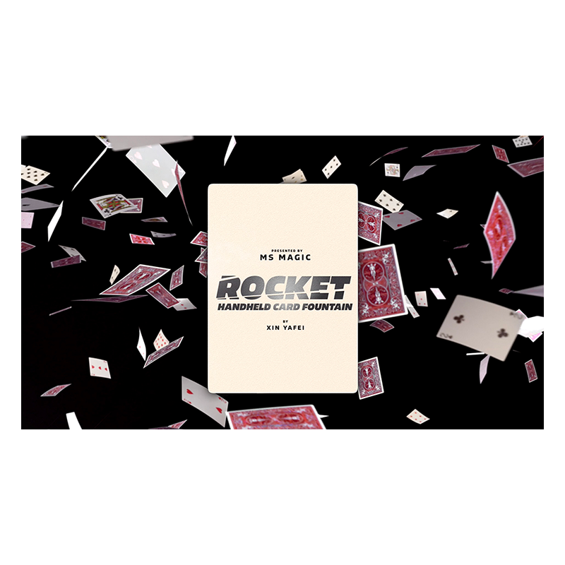 THE ROCKET Card Fountain RIGHT HANDED (Wireless Remote Version) by Bond Lee - Trick wwww.magiedirecte.com