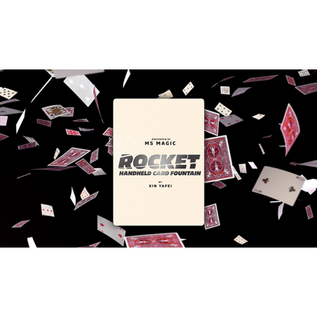THE ROCKET Card Fountain LEFT HANDED (Wireless Remote Version) by Bond Lee - Trick wwww.magiedirecte.com
