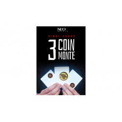 3 COIN MONTE (Gimmicks and Online Instructions) by Vinny Sagoo - Trick wwww.magiedirecte.com