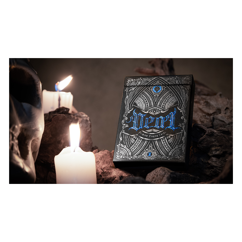 Deal with the Devil (Cobalt Blue) UV Playing Cards by Darkside Playing Card Co wwww.magiedirecte.com