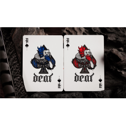 Deal with the Devil (Cobalt Blue) UV Playing Cards by Darkside Playing Card Co wwww.magiedirecte.com