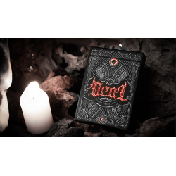 Deal with the Devil (Scarlet Red) UV Playing Cards by Darkside Playing Card Co wwww.magiedirecte.com