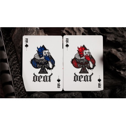 Deal with the Devil (Scarlet Red) UV Playing Cards by Darkside Playing Card Co wwww.magiedirecte.com