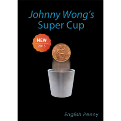 Super Cup (English Penny) by Johnny Wong -(1 dvd and 1 cup) Trick wwww.magiedirecte.com