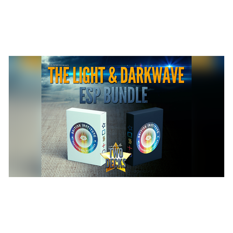 The Darkwave and Lightwave ESP Set (Gimmicks and Online Instructions) by Adam Cooper - Trick wwww.magiedirecte.com