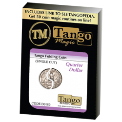 Tango Folding Coin Quarter Dollar Traditional Single Cut (D0180) by  Tango - Trick wwww.magiedirecte.com