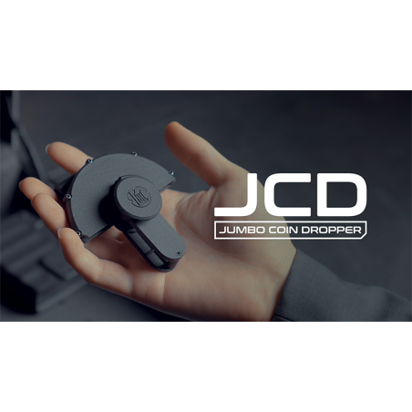 Hanson Chien Presents JCD (Jumbo Coin Dropper) by Ochiu Studio (Black Holder Series) - Trick wwww.magiedirecte.com
