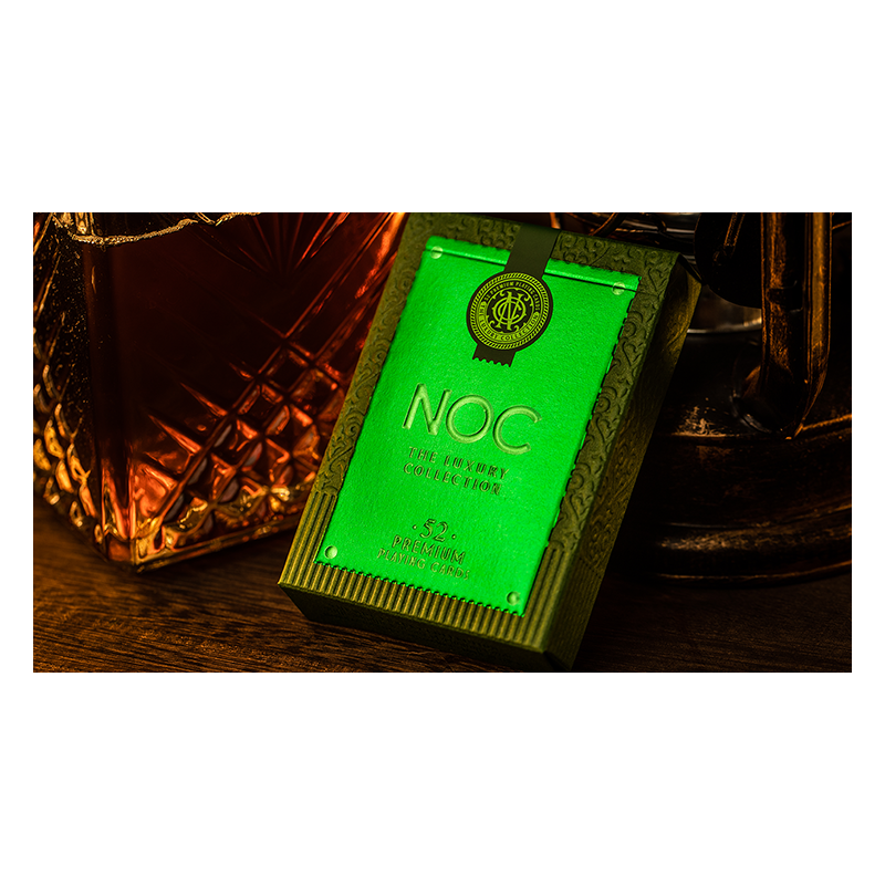 NOC (Green) The Luxury Collection Playing Cards by Riffle Shuffle x The House of Playing Cards wwww.magiedirecte.com