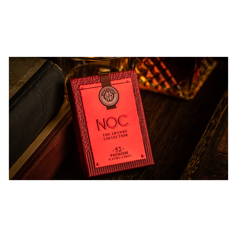 NOC (Red) The Luxury Collection Playing Cards by Riffle Shuffle x The House of Playing Cards wwww.magiedirecte.com