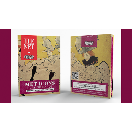 Met Icons Playing Cards-The Met x Lingo wwww.magiedirecte.com