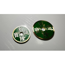 CHINESE COIN  (Large  Vert) - N2G wwww.magiedirecte.com