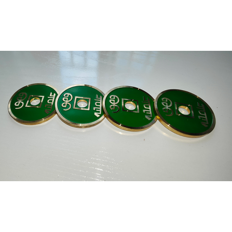 CHINESE COIN GREEN by N2G - Trick wwww.magiedirecte.com