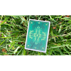 Gilded Grasshopper Light (Jade) Playing Cards wwww.magiedirecte.com
