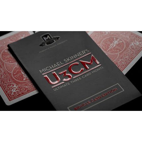 Michael Skinner's Ultimate 3 Card Monte RED by Murphy's Magic Supplies Inc.  - Trick wwww.magiedirecte.com