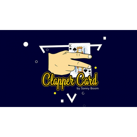 CLAPPER CARD (Gimmicks and Online Instructions) by Sonny Boom - Trick wwww.magiedirecte.com