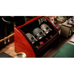 Artisan Engraved Cups and Balls in Display Box by TCC - Trick wwww.magiedirecte.com