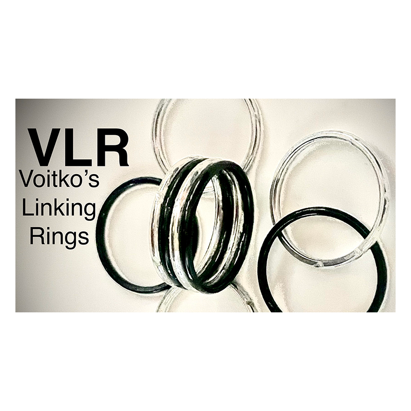 VLR Voitko"s Linking rings size 12 (Gimmick and Online Instructions) - Trick wwww.magiedirecte.com