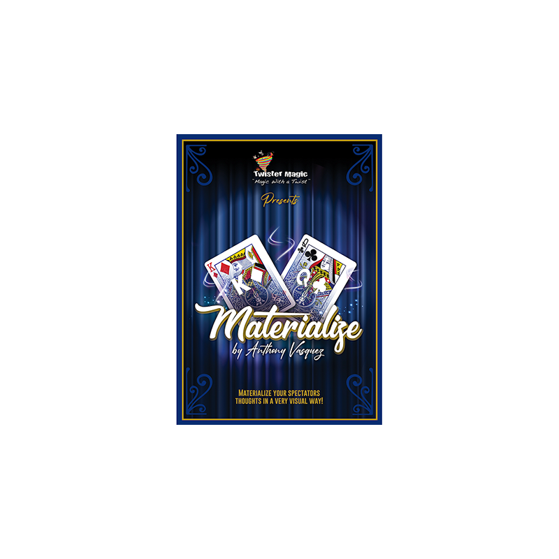 MATERIALIZE (QC) by Anthony Vasquez & Twister Magic - Trick wwww.magiedirecte.com