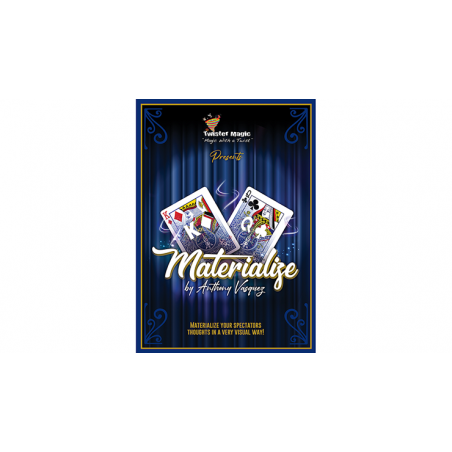 MATERIALIZE (QC) by Anthony Vasquez & Twister Magic - Trick wwww.magiedirecte.com