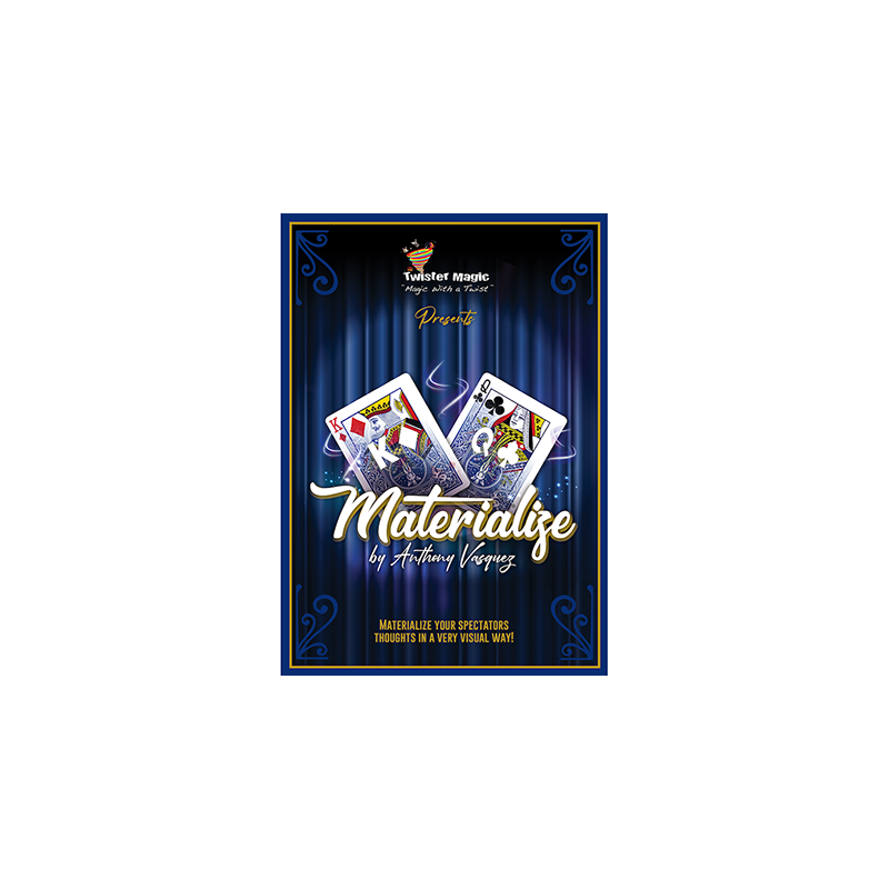 MATERIALIZE (KD) by Anthony Vasquez & Twister Magic - Trick wwww.magiedirecte.com