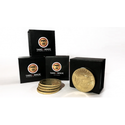 Replica Golden Morgan Expanded Shell (Gimmicks and Online Instructions) by Tango Magic - Trick wwww.magiedirecte.com