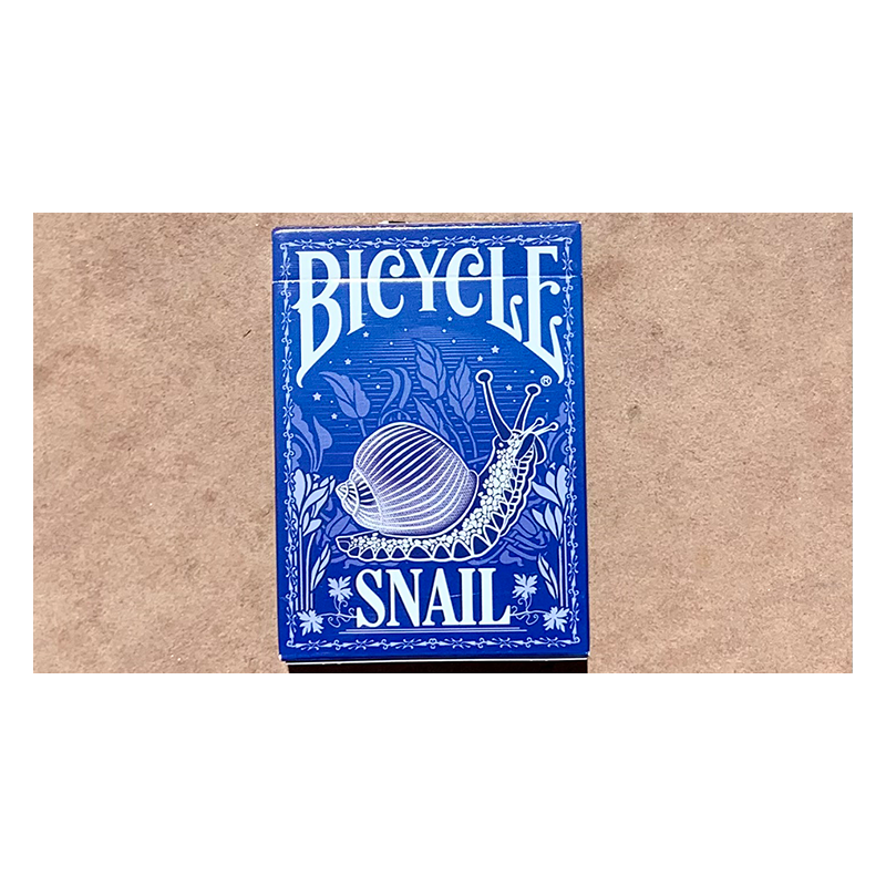 Bicycle Snail (Blue) Playing Cards wwww.magiedirecte.com
