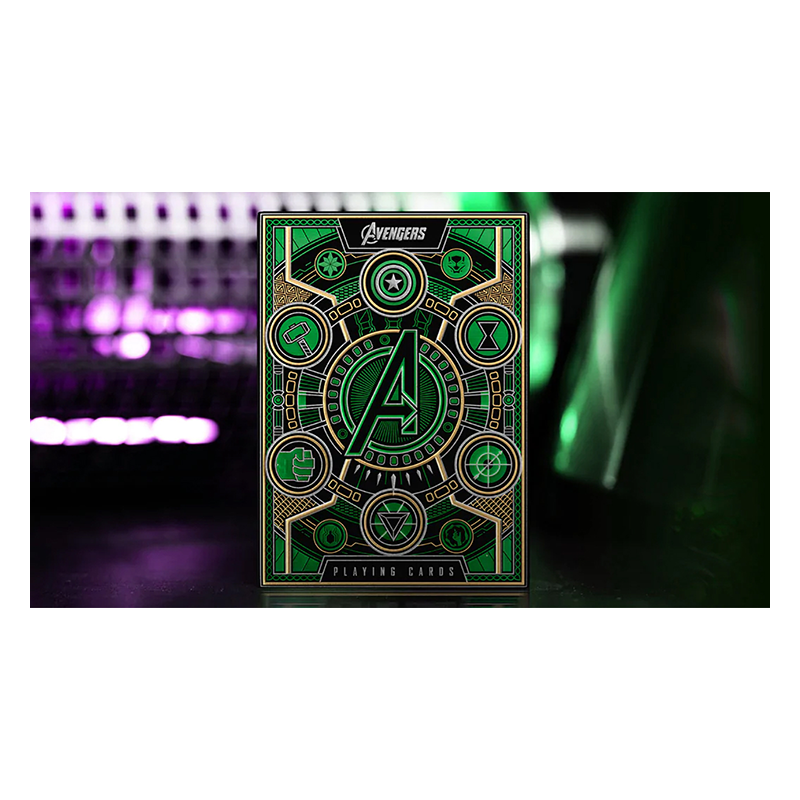 Avengers: Green Edition Playing Cards by theory11 wwww.magiedirecte.com