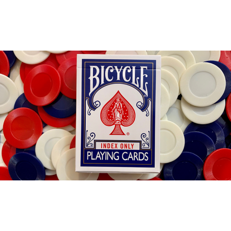 Bicycle Index Only Blue Playing Cards wwww.magiedirecte.com