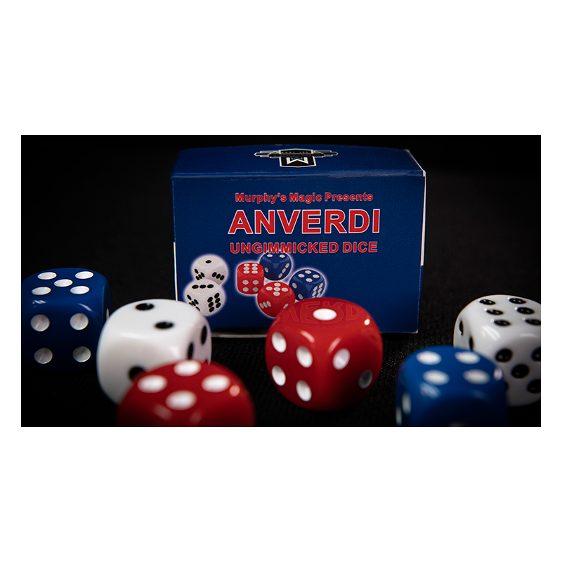 NON GIMMICKED DICE 6 PACK/MIXED by Tony Anverdi - Trick wwww.magiedirecte.com