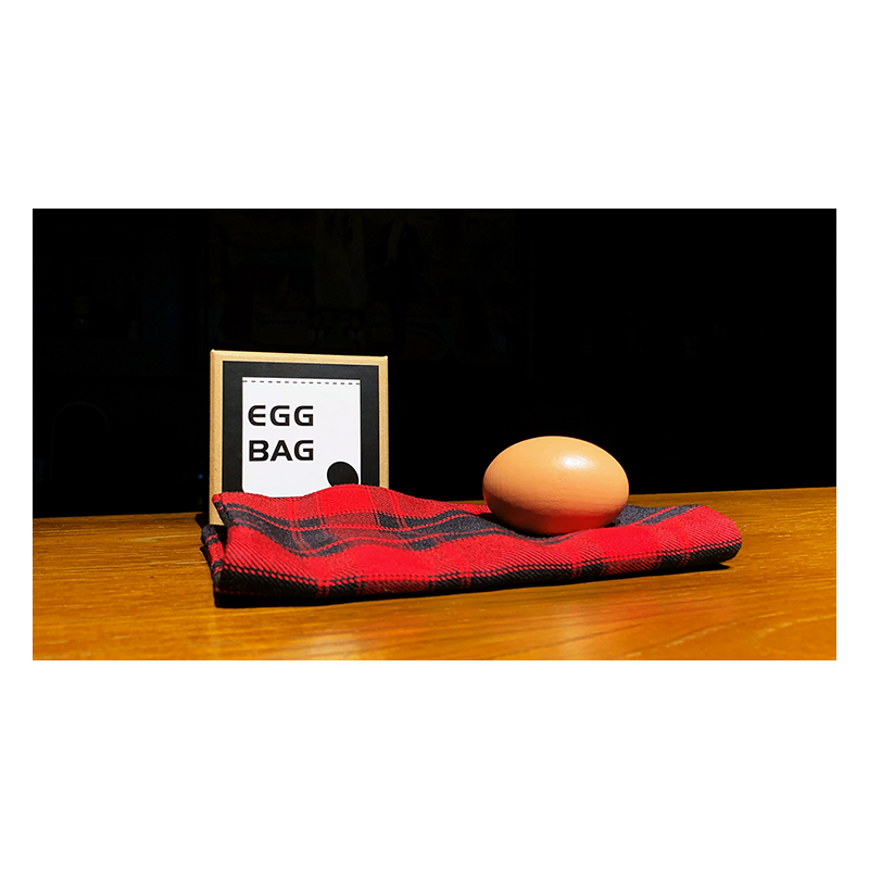 EGG BAG RED PLAID by Bacon Magic - Trick wwww.magiedirecte.com