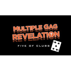 MULTIPLE GAG PREDICTION FIVE OF CLUBS - PlayTime Magic DEFMA wwww.magiedirecte.com