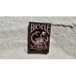 Gilded Bicycle Scorpion (Brown) Playing Cards wwww.magiedirecte.com