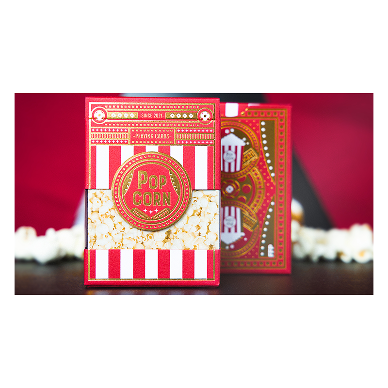 Popcorn Playing Cards by Fast Food Playing Cards wwww.magiedirecte.com