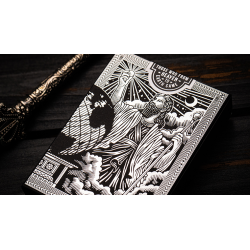 The Great Creator: Sky (Silver Foil) Edition Playing Cards by Riffle Shuffle wwww.magiedirecte.com