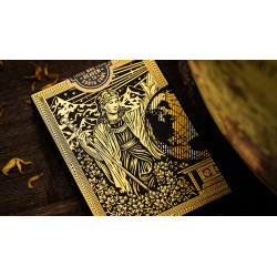 The Great Creator: Earth (Gold Foil) Edition Playing Cards by Riffle Shuffle wwww.magiedirecte.com