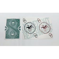 Benchmark (Teal) Playing Cards wwww.magiedirecte.com