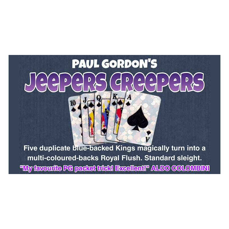Jeepers Creepers - Paul Gordon wwww.magiedirecte.com