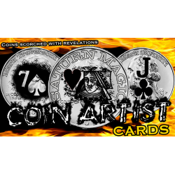 COiN ARTIST Quarter Card Pack (6 coins per pack) by Mark Traversoni and iNFiNiTi wwww.magiedirecte.com