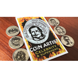 COiN ARTIST Quarter Super Hero/Celebrity (6 coins per pack) by Mark Traversoni and iNFiNiTi wwww.magiedirecte.com