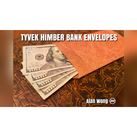 Tyvek Himber Bank Envelope SET by Alan Wong - Trick wwww.magiedirecte.com
